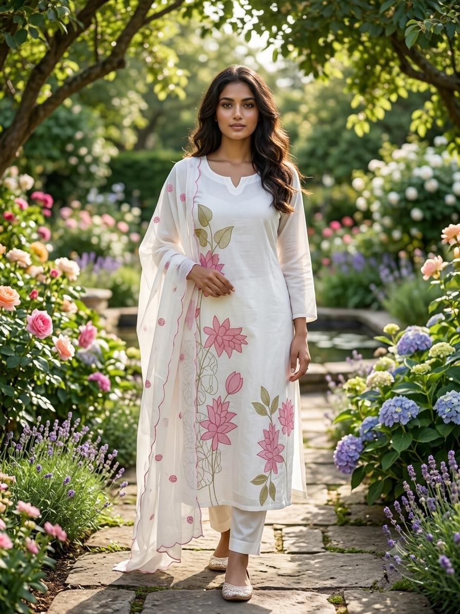 Sangee Floral Elegance Suit Set
