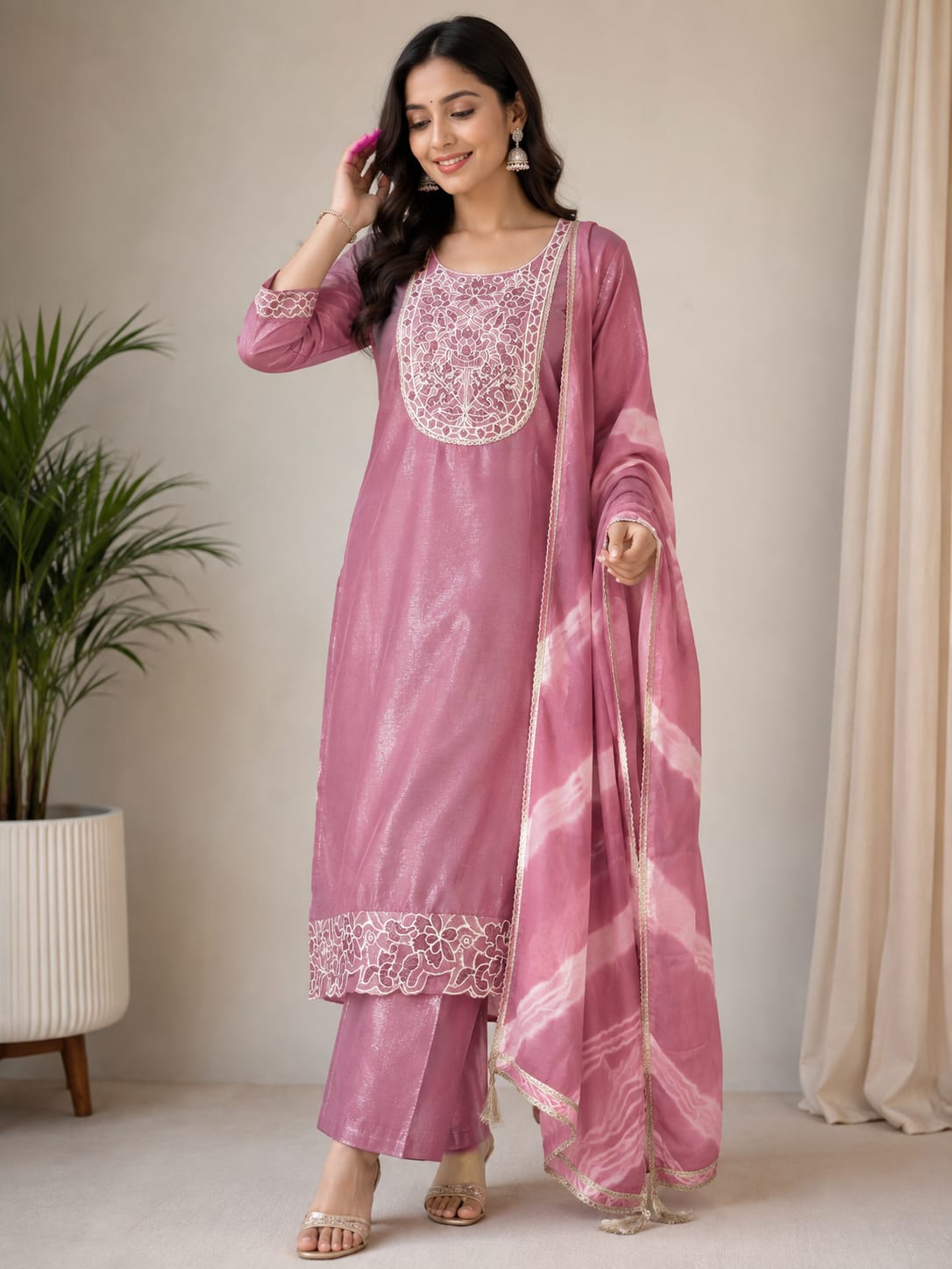 Sangee Royal Embroidered Suit Set